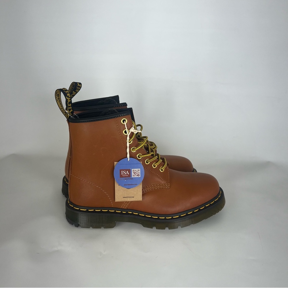 Dr. Doc Martens Men's 1460 Leather Lace Up Boots Brown Crazy Horse New NWT - Picture 3 of 9